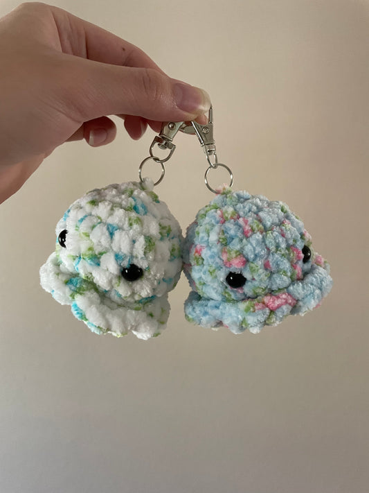 Floral Octopus Keychains